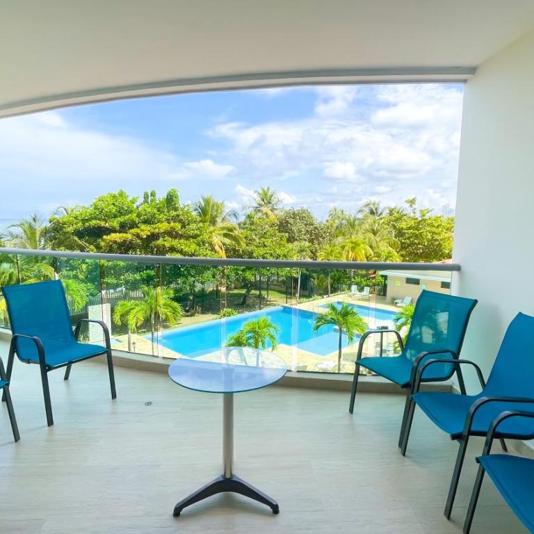 Hermoso Apartamento Frente al Mar 3 Habitaciones MSC34 - Three-Bedroom Apartment - 5