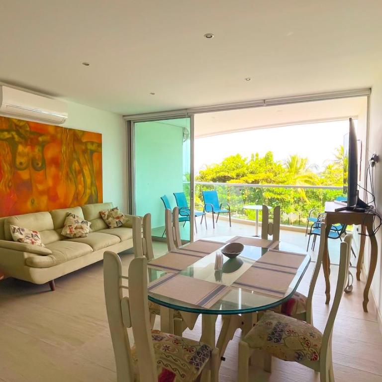 Hermoso Apartamento Frente al Mar 3 Habitaciones MSC34 - Three-Bedroom Apartment - 21