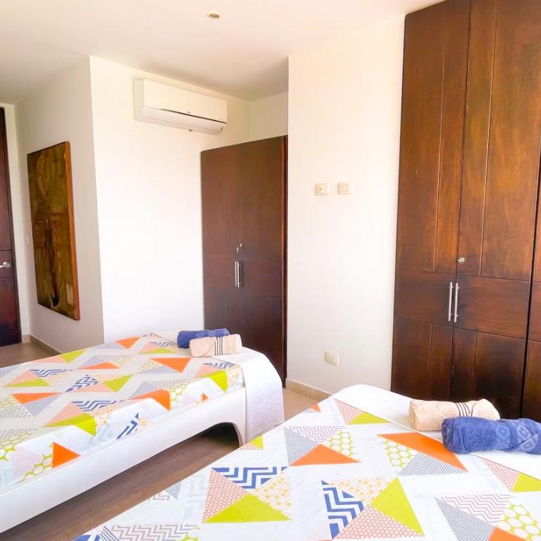 Hermoso Apartamento Frente al Mar 3 Habitaciones MSC34 - Three-Bedroom Apartment - 17