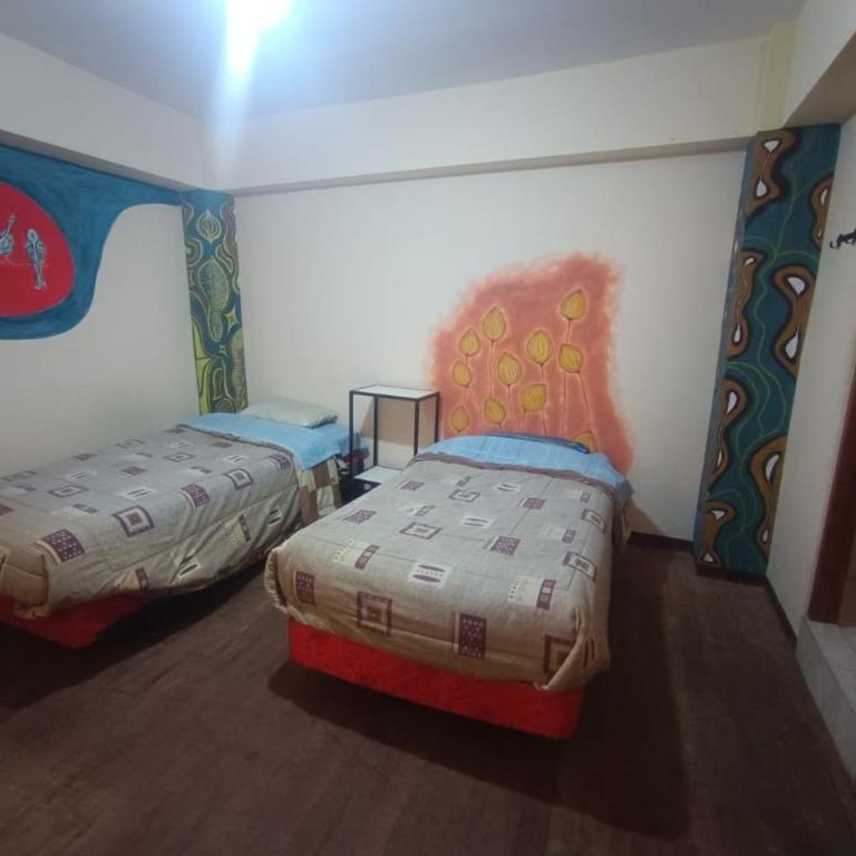 Nexus Solsticio Copacabana - Habitación Doble con baño privado - 2 camas - 8