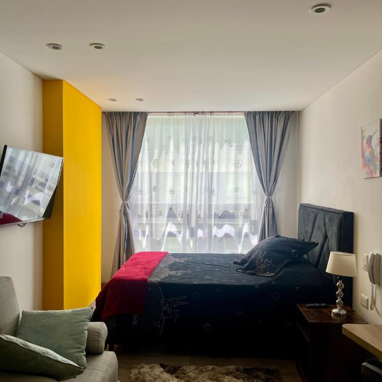 Cómodo y moderno apartaestudio con WiFi rápido en Zona Chapinero - Apartamento de 2 dormitorios - 1