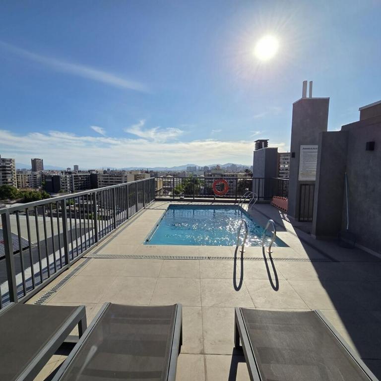 Cómodo depto estudio- Céntrico- Equipado- Piscina - One-Bedroom Apartment - 29
