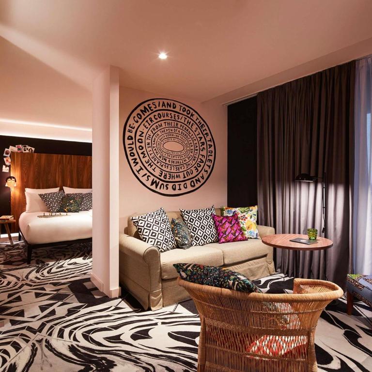 Mama Shelter Belgrade - XXL Mama Dvokrevetna Soba sa Bračnim Krevetom i Terasom - 1