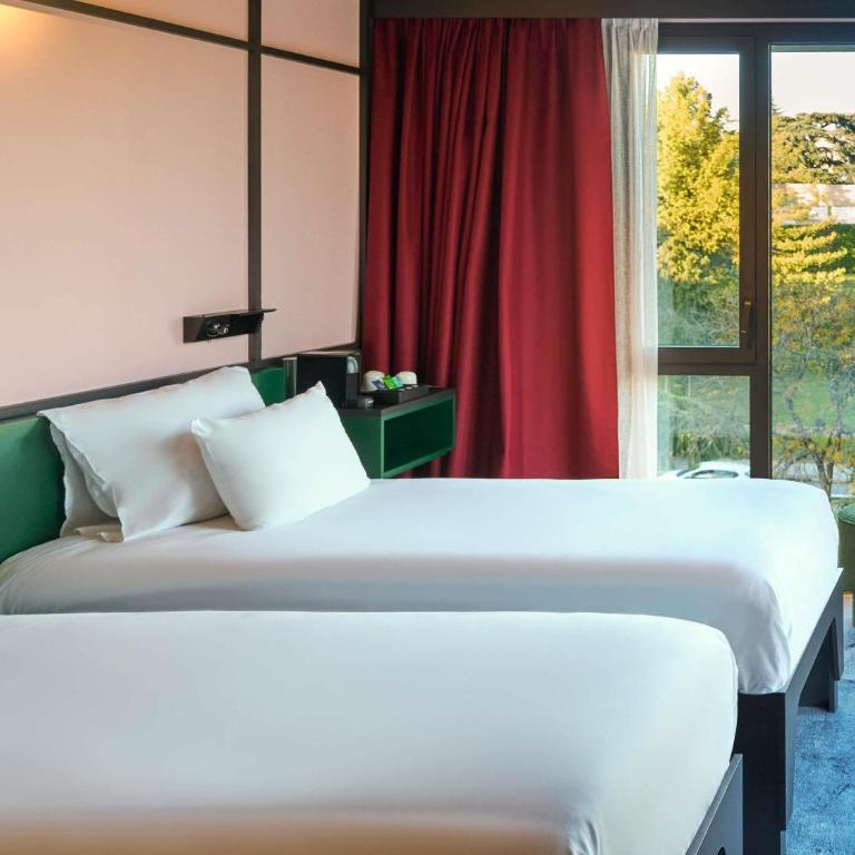 TRIBE Lyon Croix Rousse - Chambre Lits Jumeaux Confort Tribe - 2