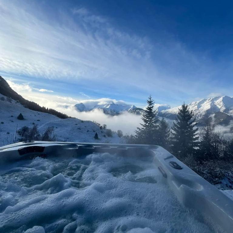Nouveau chalet d'architecte Le Lauzaret sauna et jacuzzi Villard-Reculas - Chalet - 1