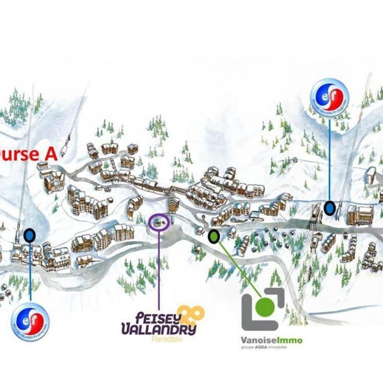 Duplex 3 pièces pour 8 personnes à Vallandry - Animaux admis - Apartment mit 2 Schlafzimmern - 17