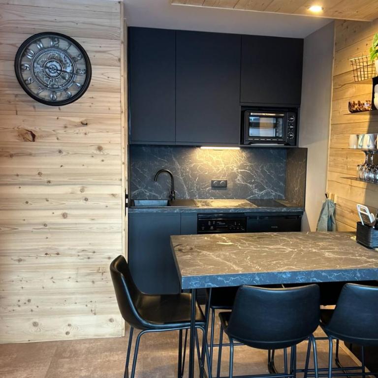 appartement Le chamois 512 meuble pour 5 personnes au pied des pistes domaine Galibier Thabor - Appartement avec Vue sur la Montagne - 2