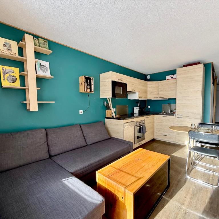 La Perdrix Blanche Appartement moderne Ski aux pieds - Vue panoramique et chambre séparée - 4 pers - Arcs 2000 - Appartement 1 Chambre - 3
