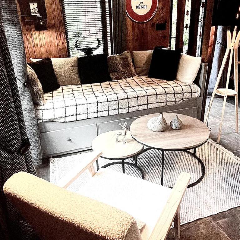 Chalet ski-in-out face au MontBlanc & Bain nordique - Chalet mit 2 Schlafzimmern - 41