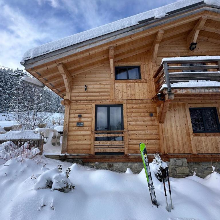 Chalet ski-in-out face au MontBlanc & Bain nordique - Chalet mit 2 Schlafzimmern - 33
