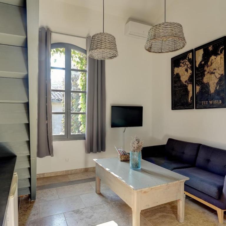 Cozy mezzanine dans bel immeuble HP Les Oliviers-4 - Appartamento con 1 Camera da Letto - 8
