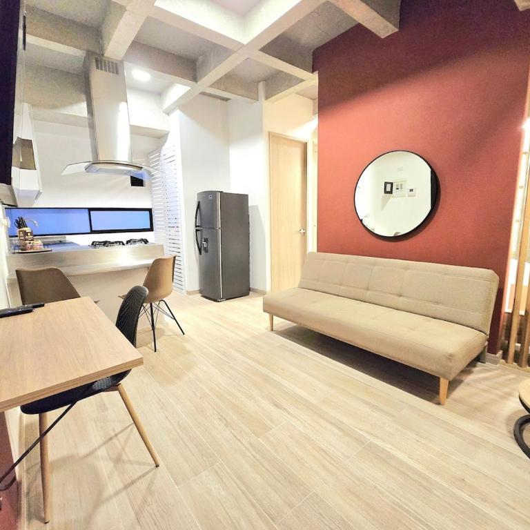 Hermoso Apartaestudio Laureles - One-Bedroom Apartment - 5