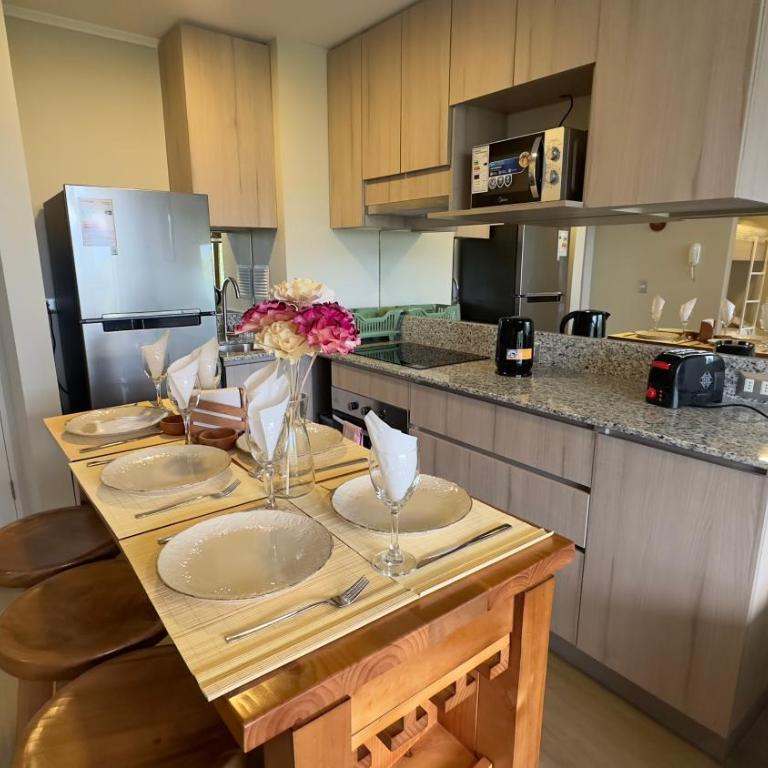 Oceana Suites en Meli Pucón - Two-Bedroom Apartment with Mountain View - 4