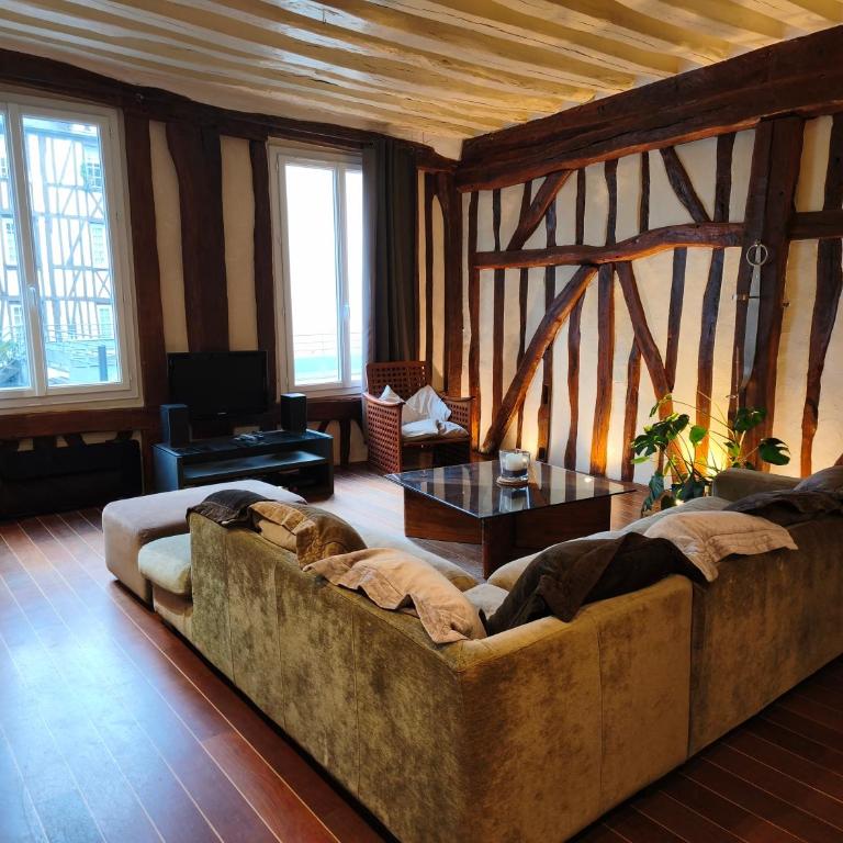 Le Vieux Palais Hypercentre Rouen, Place Vieux Marché - Linge & Ménage Inclus - Apartment mit 1 Schlafzimmer - 13