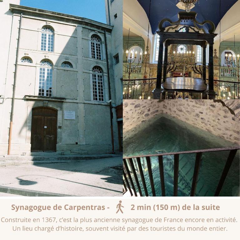 La Cour Secrète - Suite Riad - Cocon romantique à deux - Balnéo privée - ambiance tamisée - escapade amoureuse - cœur de ville Carpentras - Appartement 1 Chambre avec Baignoire Spa - 36