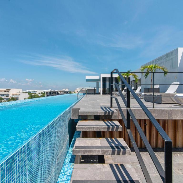 Apartamento 1 dorm amplia terraza Aldea Zama Tulum - Apartamento de 1 dormitorio - 25