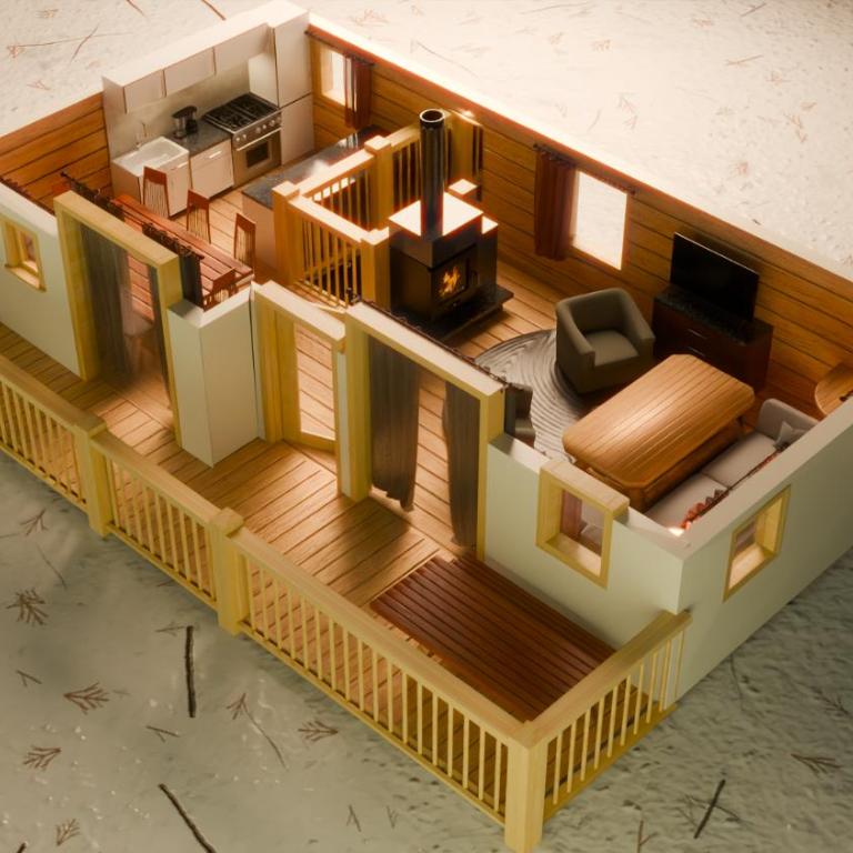 Cosy 4 bedroom chalet with hot tub (Chalet Velours) - Chalet - 6