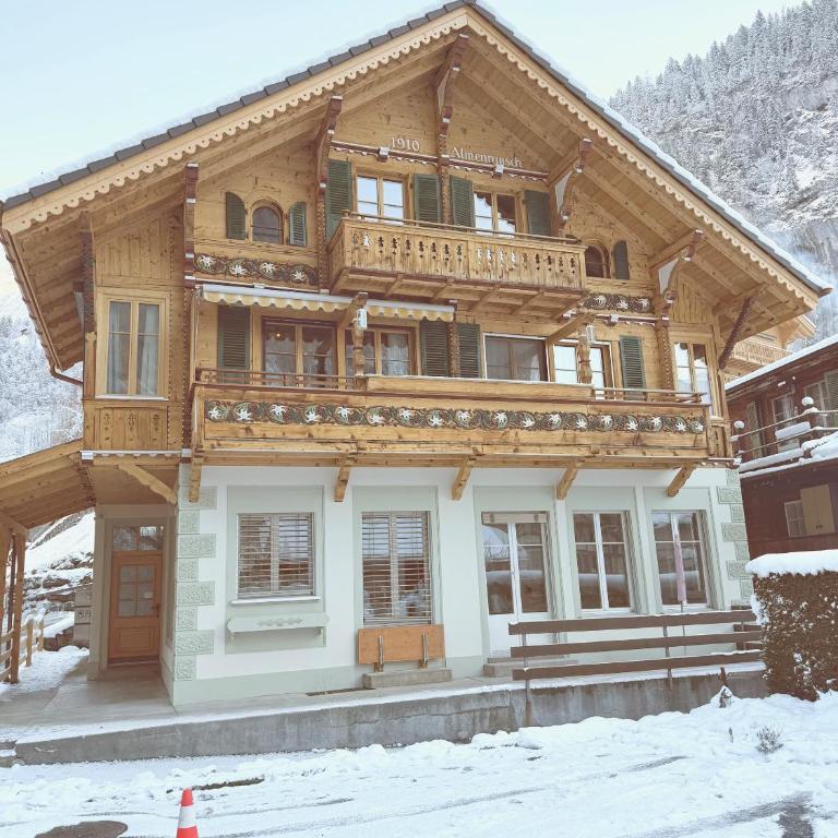 Lauterbrunnen Beautiful Staubbach apartment in a charming Chalet - Apartment mit 2 Schlafzimmern - 33