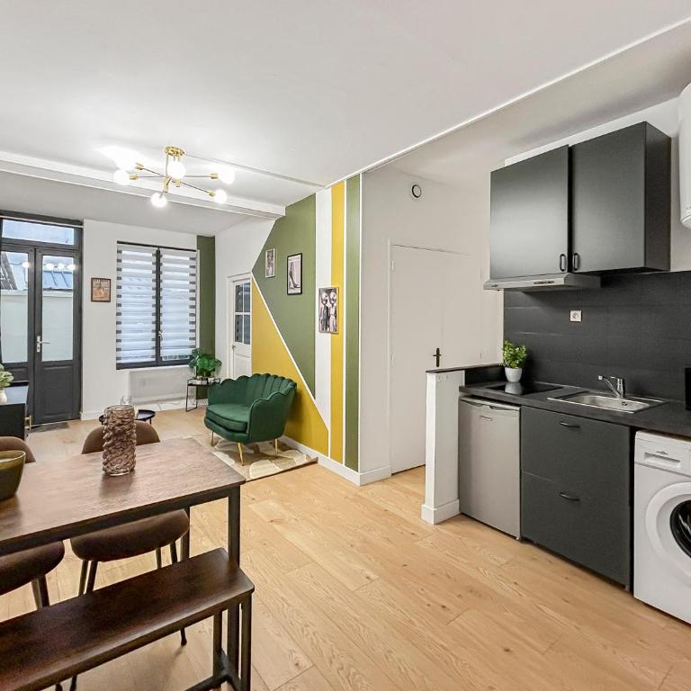 T2 rénové avec terrasse, spa et charme central - Appartement 1 Chambre - 11