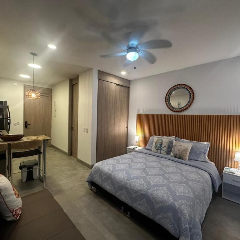 New luxury studio apartment with ocean view, Santa Marta - One-Bedroom Apartment with Balcony - 5