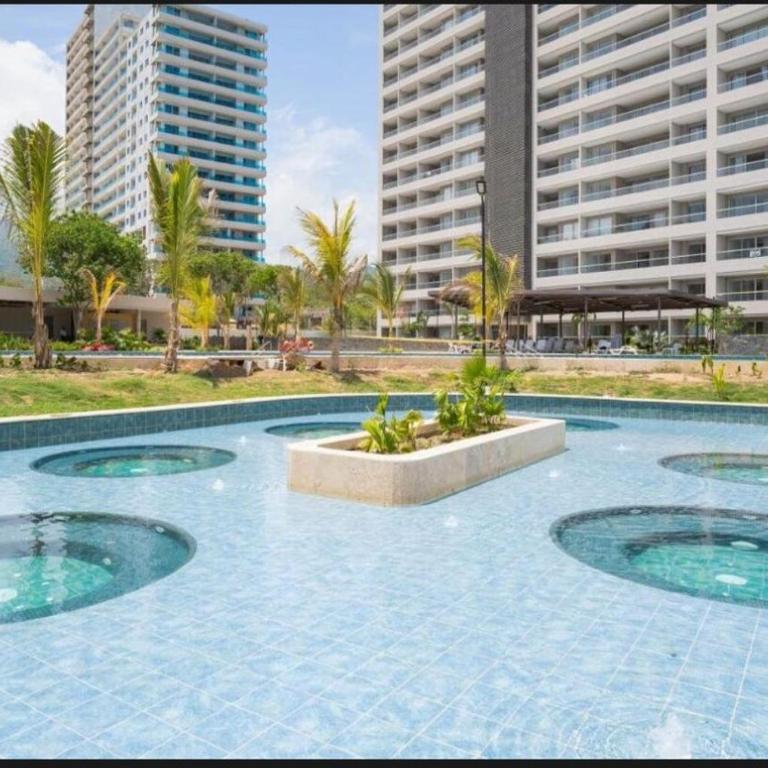New luxury studio apartment with ocean view, Santa Marta - One-Bedroom Apartment with Balcony - 31