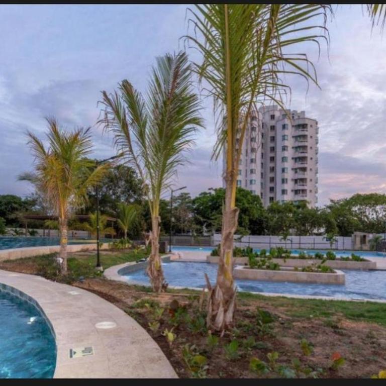 New luxury studio apartment with ocean view, Santa Marta - One-Bedroom Apartment with Balcony - 35