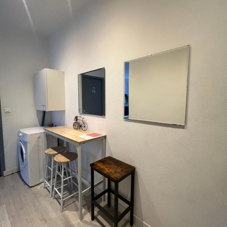 Le 12 - Joli F2 neuf, Mulhouse centre - stationnement gratuit - Apartamento de 1 dormitorio - 16