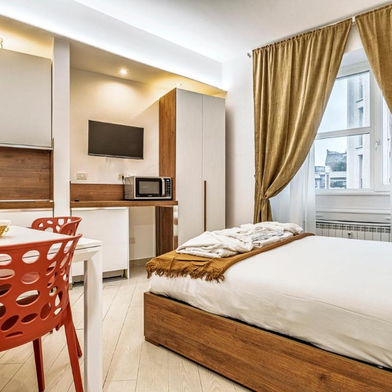 DHOME Pantano - Velasca Tower Apartments - Appartamento Monolocale con 1 Letto Matrimoniale - 4