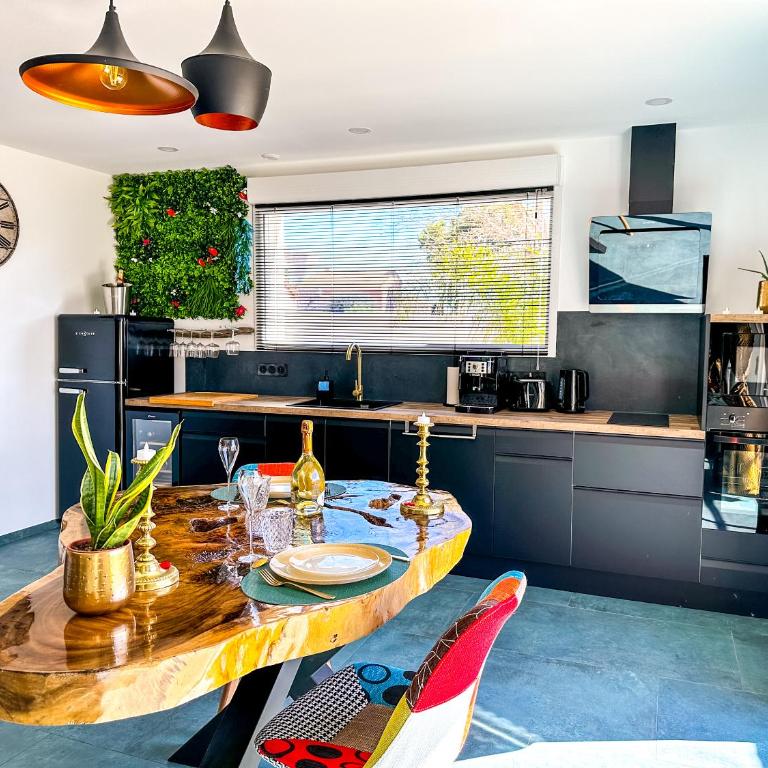 Love room jacuzzi La Villa Des Charmes - Villa 1 Chambre - 7