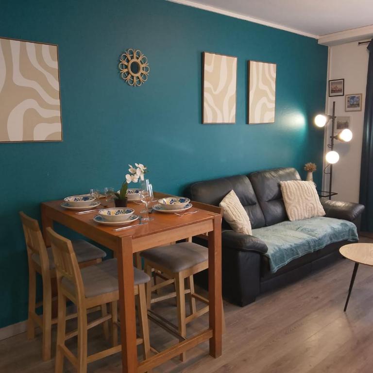 Le Vitoria- Calais Ville - gare - ferry - eurotunnel - Appartement 2 Chambres - 6