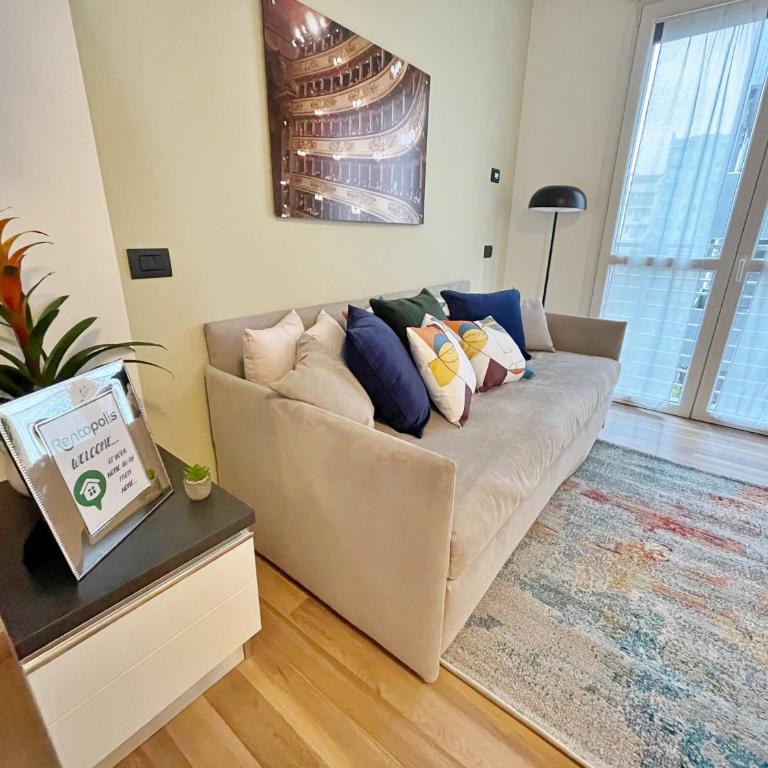 Palazzo Candiani - Stylish Apartments steps from PoliMi Bovisa Campus by Rentopolis - Appartamento con 2 Camere da Letto e Balcone - 17