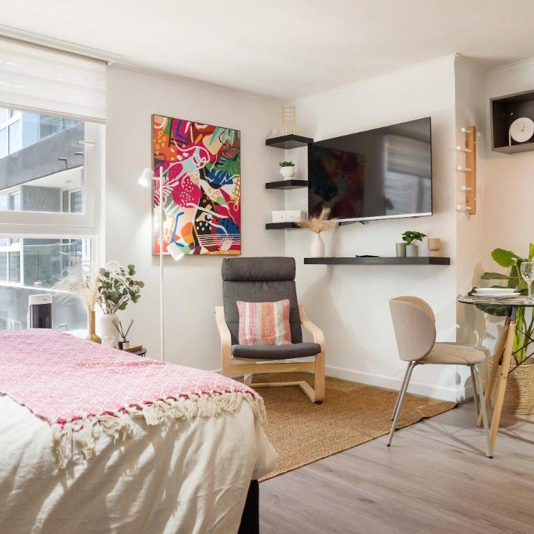 Chill Cozy Oasis 1BR Studio w Pool & BBQ in Irarrazabal - Apartment - 1