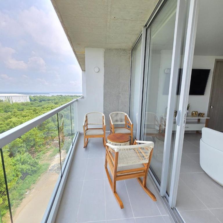 Estilo y confort en cartagena, a pasos del mar - Two-Bedroom Apartment - 27