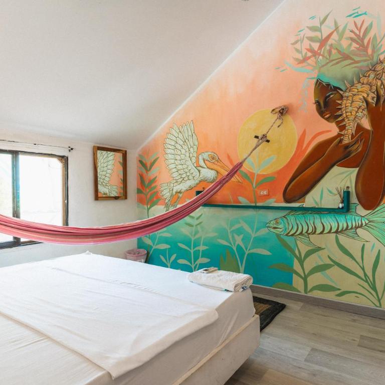 Mar Amar Casa de Playa - Habitación Doble Estándar con baño compartido - 7