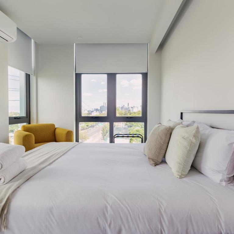 Bright & Modern Studio w/ Gym & Pool | VIATO HOMES - Apartamento - 5