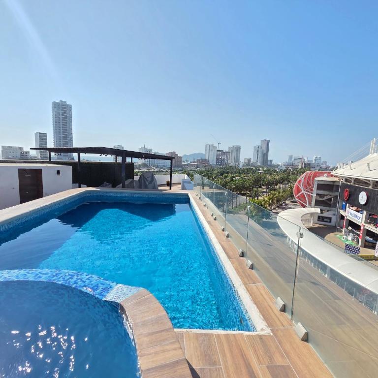 Departamento con vista al Estadio de Béisbol - One-Bedroom Apartment with Balcony - 1
