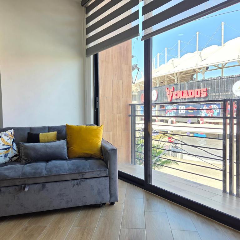 Departamento con vista al Estadio de Béisbol - One-Bedroom Apartment with Balcony - 7