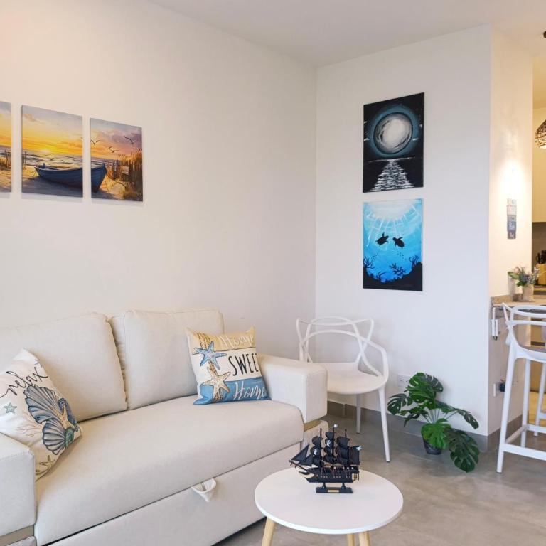 Moderno, vista al mar, AC, Wifi200MB,5Min Aeropuerto - One-Bedroom Apartment - 5