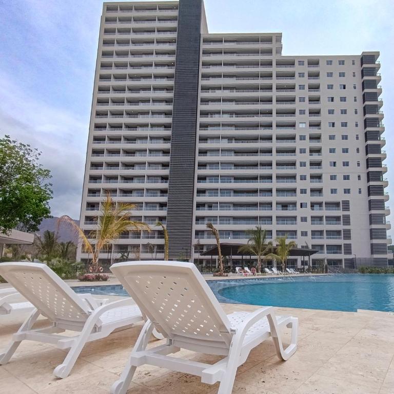 Moderno, vista al mar, AC, Wifi200MB,5Min Aeropuerto - One-Bedroom Apartment - 28