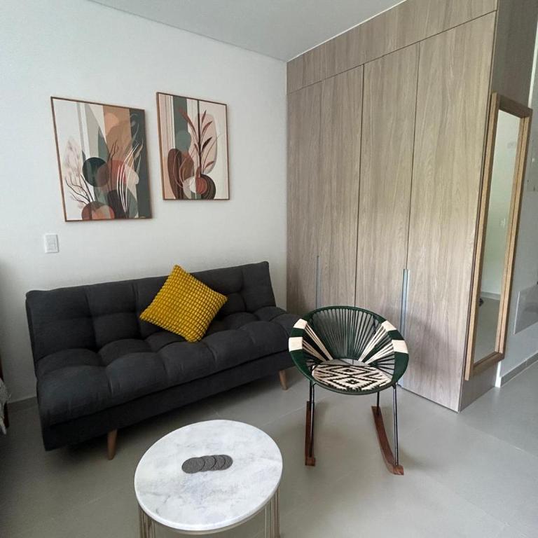 Edificio DELVENTTO- Pozos Colorados -Apartaestudio - Studio Apartment with Queen Bed - 6