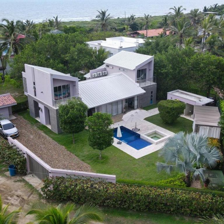 Cabaña privada con piscina y jacuzzi junto al mar - Casa de 6 dormitorios - 1