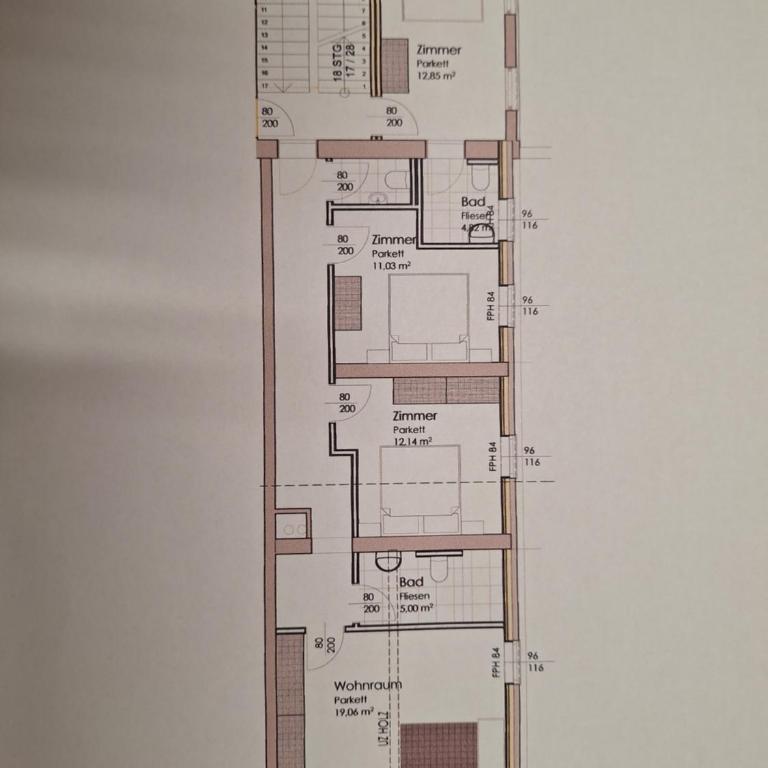Schüttbachhof Appartements - Appartement 3 Chambres avec Balcon - 8