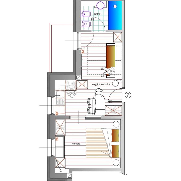 Agritur Darial - Appartamento con 1 Camera da Letto - 5