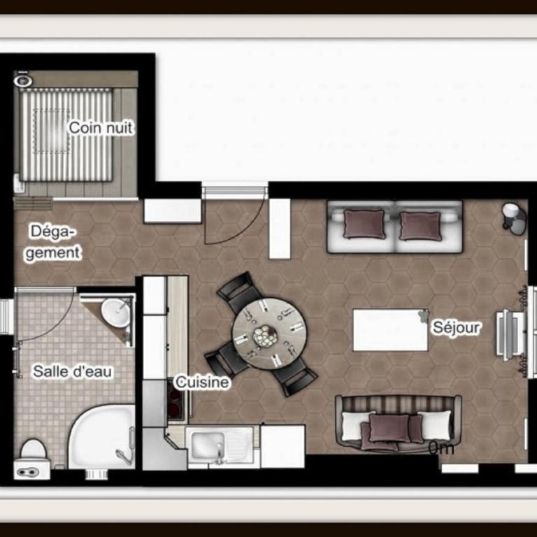 spacieux logement vieil antibes climatisé 5 minutes plages - Standard Apartment - 18