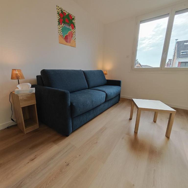 Le petit Central du Leman Studio,centre-ville Confort et Luminosité - Studio Lit King-Size avec Canapé-Lit - 15