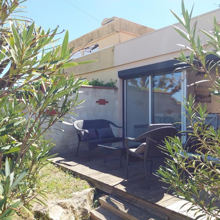 Villa T6, 10 couchages, front de mer, piscine, Saint Pierre la Mer - Maison 5 Chambres - 26