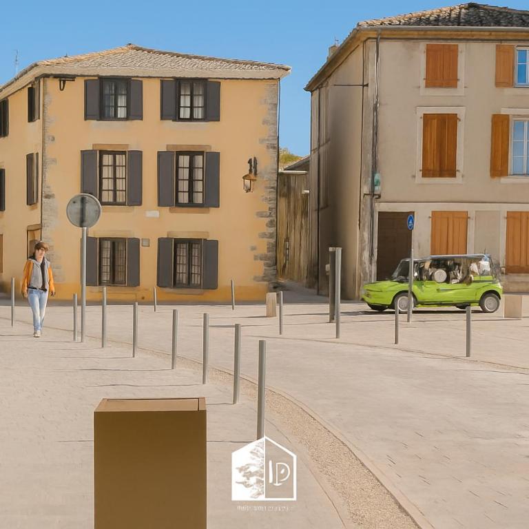 Les Gîtes de Laure - L'Or Vert, Appartement avec Vue sur le Château, Parking Privé, Climatisation, à 160 m de la Cité Médiévale - Apartment mit 2 Schlafzimmern - 22