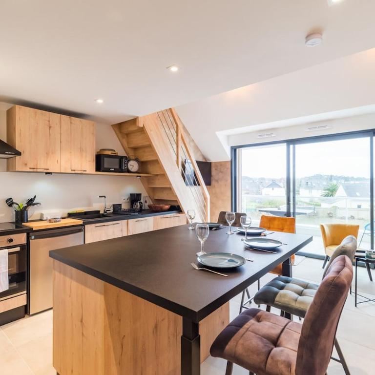 Duplex a Ploumanac'h plage de Saint-Guirec - Apartment with Balcony - 6