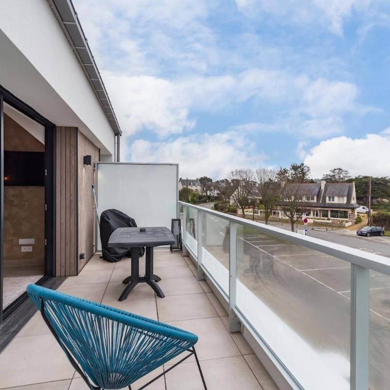 Duplex a Ploumanac'h plage de Saint-Guirec - Apartment with Balcony - 10