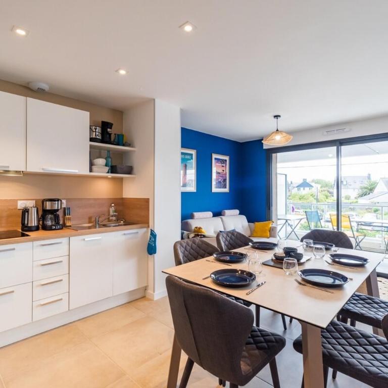 Les terrasses de Ploumanac'h 150m de la plage - Apartment mit Terrasse - 4